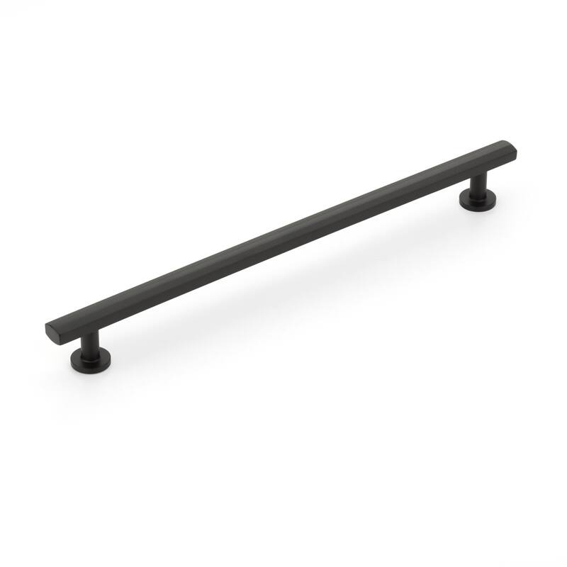 Schaub and Company Heathrow 10" Center to Center Contemporary Bar - Matte Black