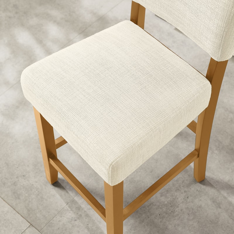 Leick Home Brax Upholstered Counter Height Barstool