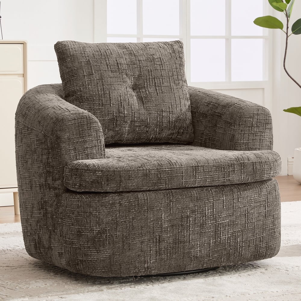 360° Swivel Sofa Chair Accent Barrel Chair for Living Room