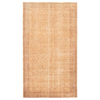ECARPETGALLERY Hand-knotted Antalya Vintage Ivory Wool Rug - 5'3 x 9'0