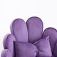 preview thumbnail 16 of 40, Scalloped Petal Velvet Accent Chair with Pillows