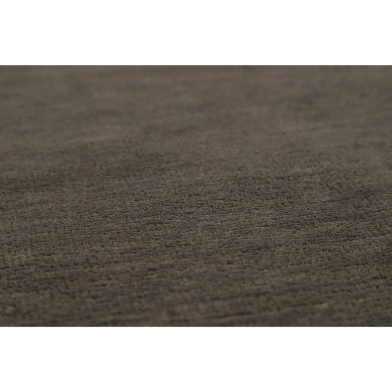 Modern Gabbeh Oriental Area Rug Handmade Grey Wool Carpet - 6'0" x 9'0"