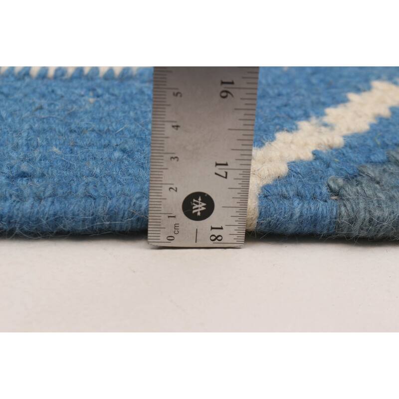 Ankara Blue Kilim 5'3" x 7'10" - 5'3 x 7'10