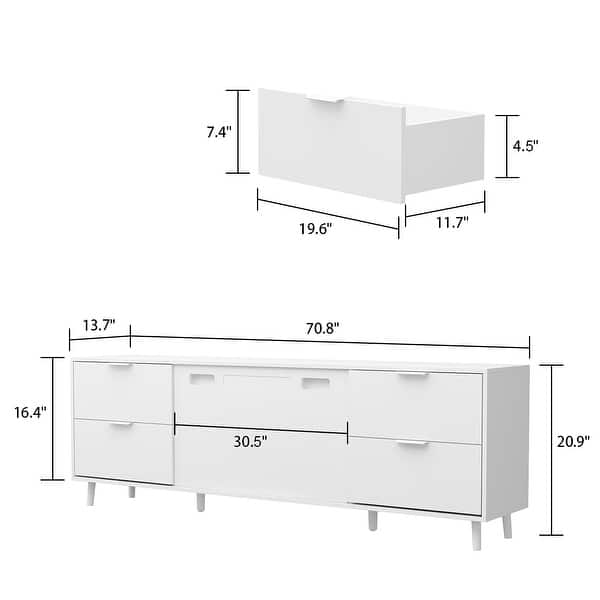 dimension image slide 1 of 2, Electric Fireplace TV Stand Entertainment Center Remote Control