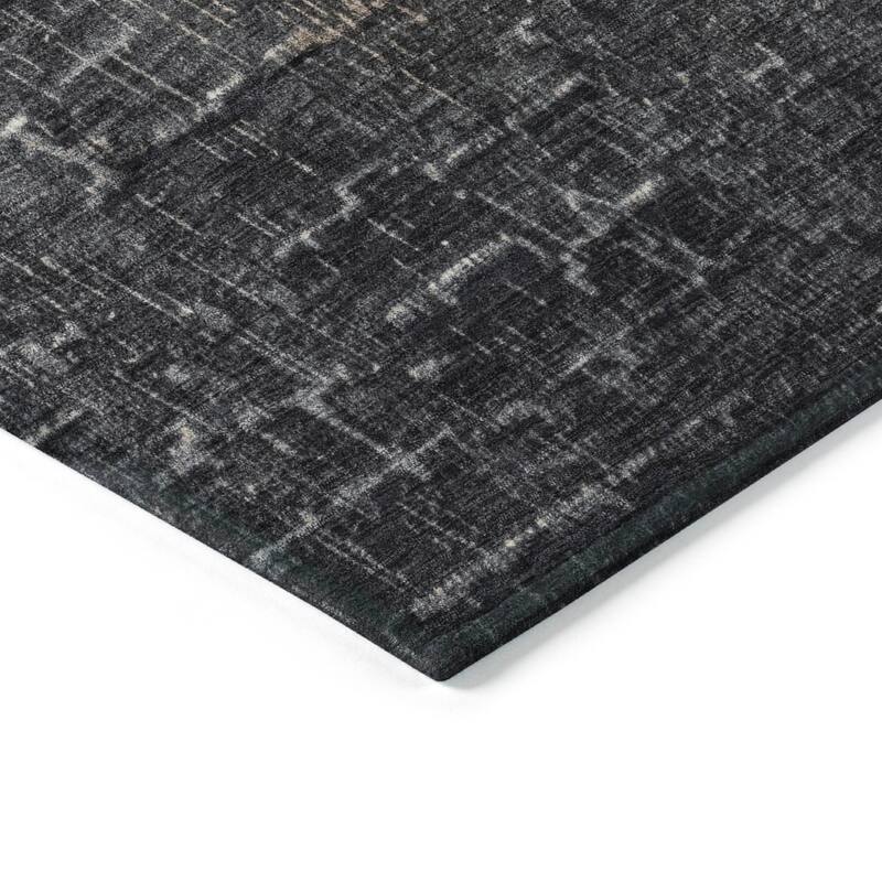 Machine Washable Indoor/ Outdoor Ombre Texture Chantille Rug