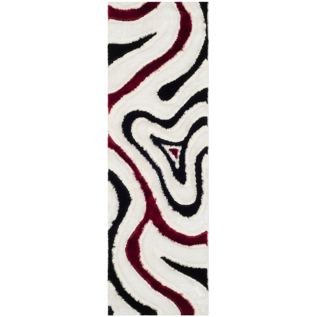 SAFAVIEH Miami Shag Nedra Abstract Rug