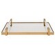 preview thumbnail 1 of 4, Uttermost Deki Gold Mirrored Tray - 23.75"W x 3.13"H x 13.5"D