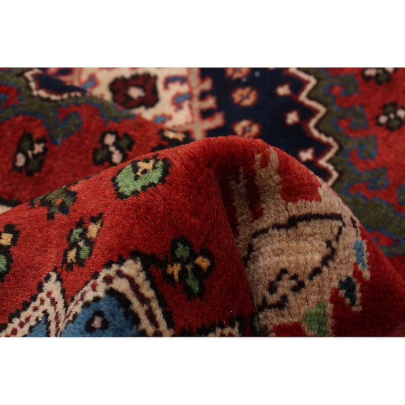 ECARPETGALLERY Hand-knotted Kayseri Vintage Red Wool Rug - 2'11 x 12'8