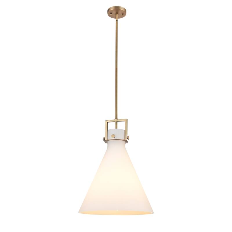Innovations Lighting Newton Cone - 1 Light 16" Stem Hung Pendant