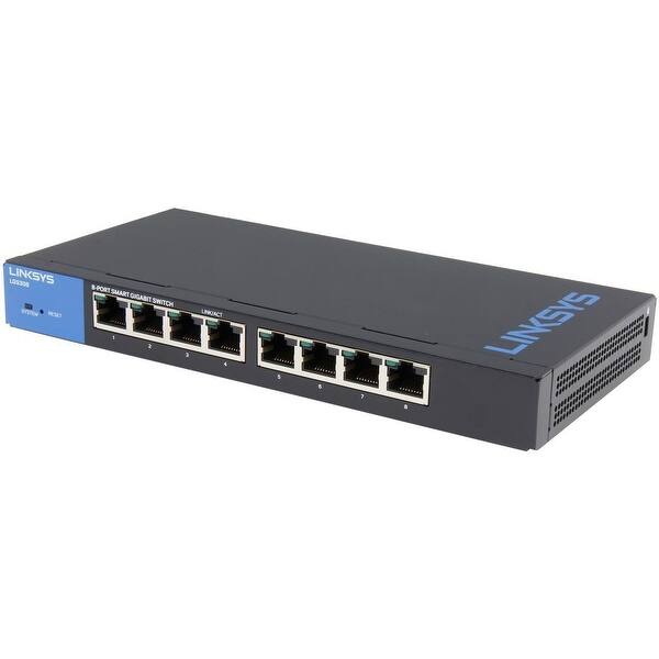 Shop Linksys Lgs308 8 Port Business Smart Gigabit Switch Linksys Lgs308 8 Port Business Gigabit Smart Switch 8 Ports Manageable Overstock 19493916