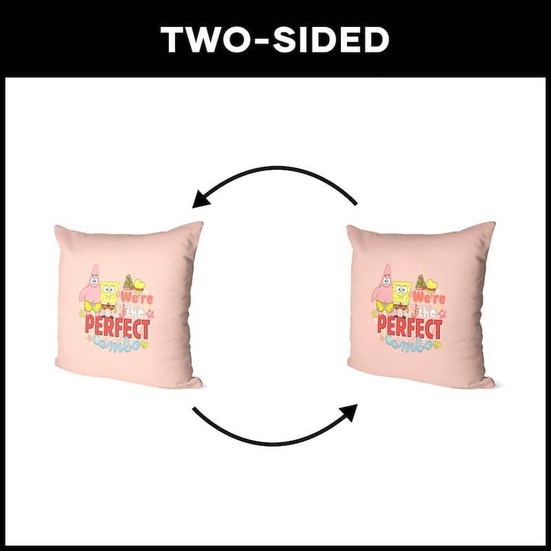 Nickelodeon Spongebob Valentine's Day 18 Inch Throw Pillow