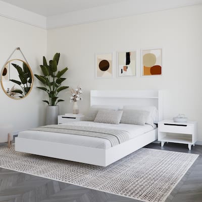 Harper 4-Piece Floating Platform Bedroom Set