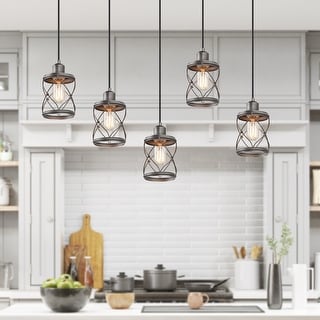 Modern Farmhouse 1 Light Mini Pendant Light Metal Kitchen Island Lights On Sale Bed Bath Beyond 23440721