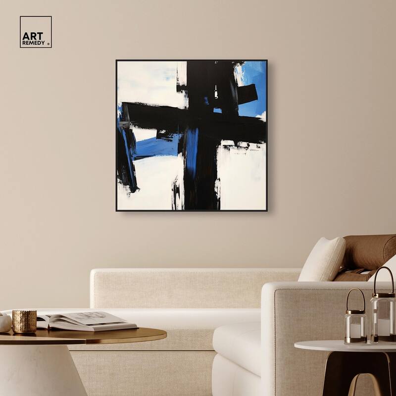 Blue Streak II Canvas by Art Remedy