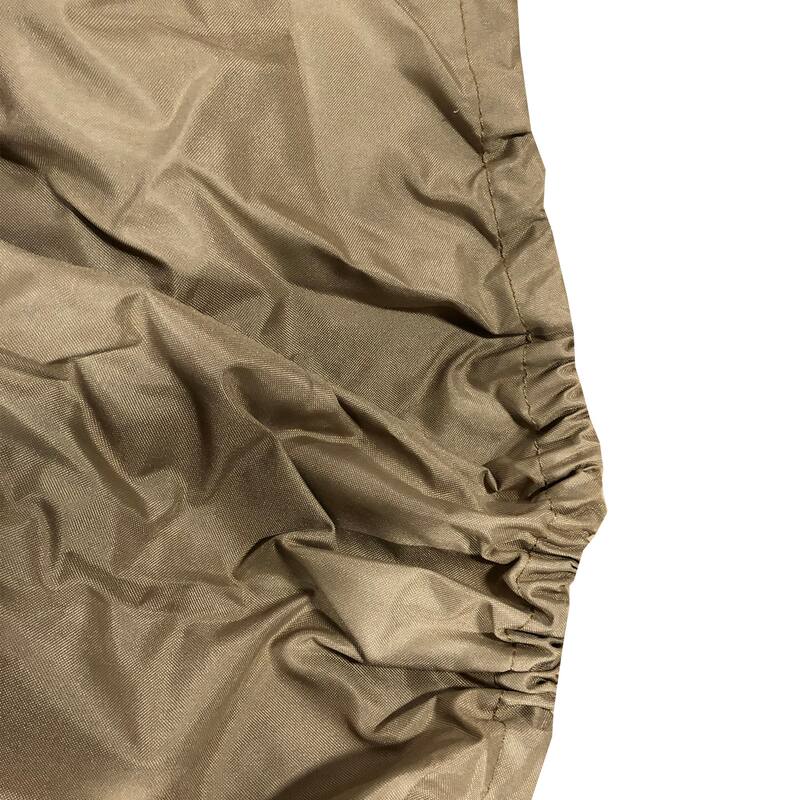 Rectangular Polyester 52-in Weather Resistant Outdoor Tan Fire Table and Coffee Table Cover - 52