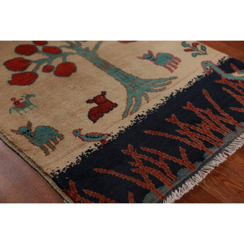Traditional Kazak Oriental Foyer Rug Handmade Wool Carpet - 2'0"x 3'0"