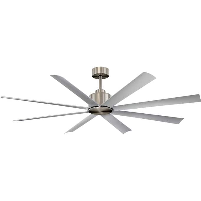 Maxim 88766 Condor 65" 8 Blade Indoor / Outdoor Ceiling Fan - Satin Nickel