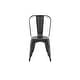 preview thumbnail 68 of 116, Industrial Metal 18 Inch Stackable Dining Chair Set Set of 2 - Sanded Black