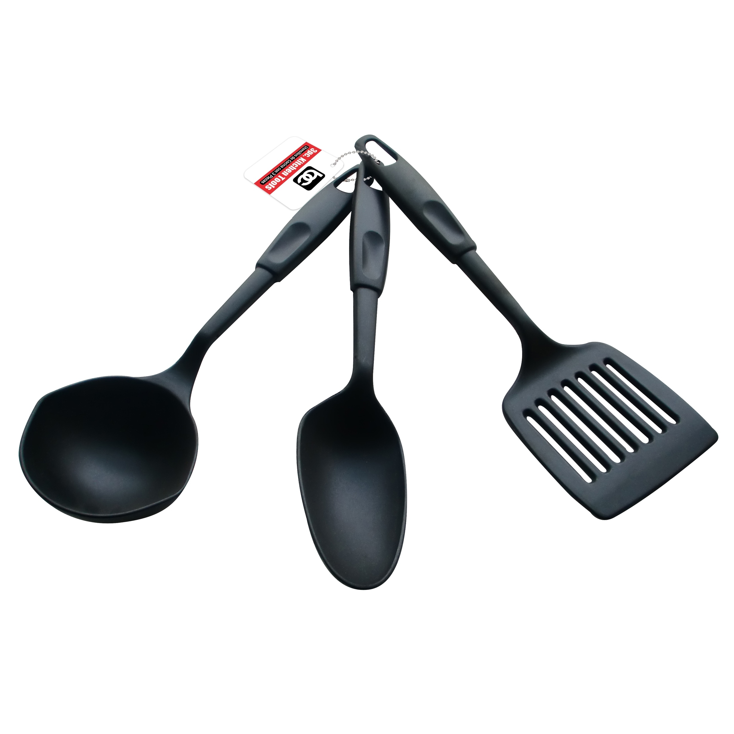 https://ak1.ostkcdn.com/images/products/is/images/direct/7a69c00aa1c16005d04de2be6aa9d3d7d89f6877/Bene-Casa-3-piece-nylon-kitchen-utensil-set%2C-ladle%2C-spoon%2C-slotted-turner%2C-black%2C-scratch-resistant%2C.jpg