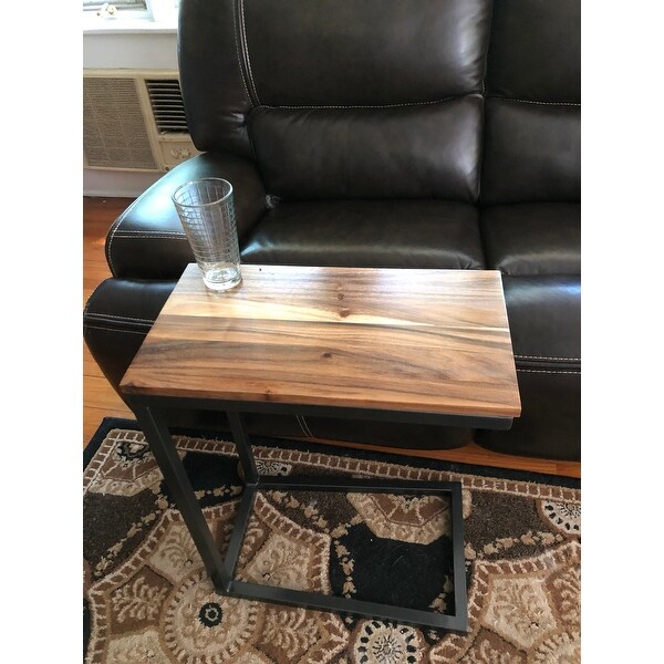 Top Product Reviews For Birdrock Home Acacia Wood Tv Tray Side Table Set Of 2 20748394 Overstock