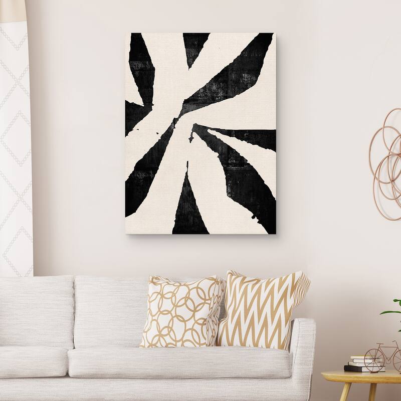 Black Star by Nikki Chu Canvas Art Print