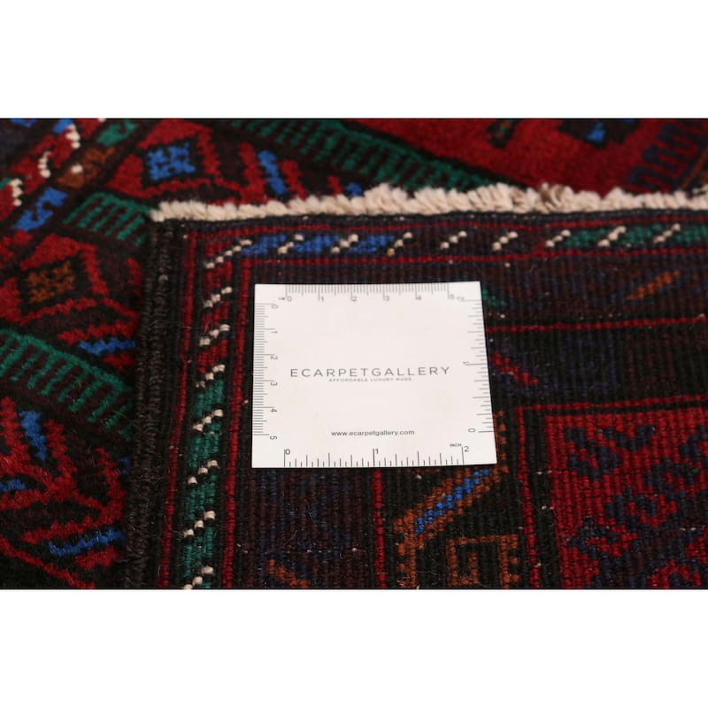 Teimani Red Rug 4'3" x 7'3" - 4'3 x 7'3