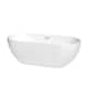Option White / Polished Chrome Trim