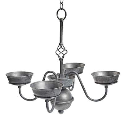 Park Designs Vintage 4 Pillar Chandelier Feeder - 16.5"H X 18"W X 18"DIA