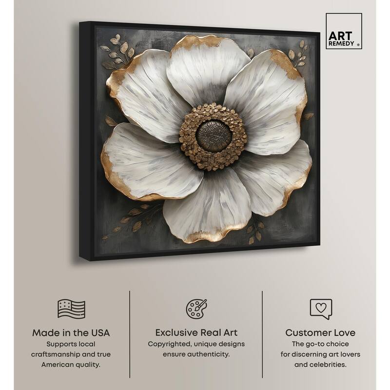 Sculpted Sepals I Canvas by Art Remedy