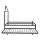 preview thumbnail 20 of 26, Full Size Metal Platform Bed with Twin Size Trundle