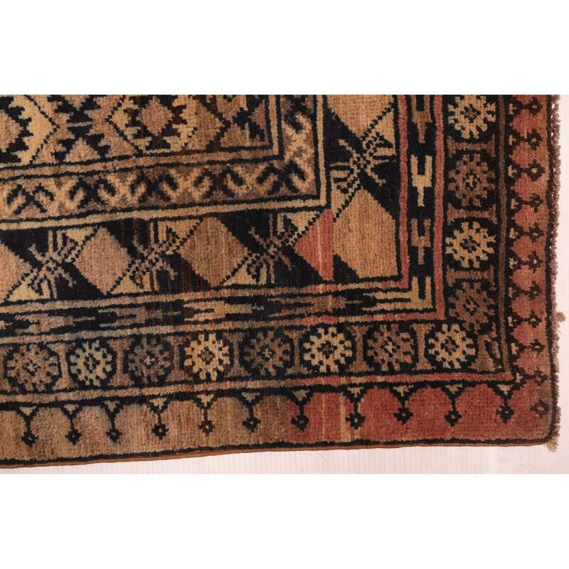 ECARPETGALLERY Hand-knotted Finest Kargahi Copper Wool Rug - 7'9 x 10'2