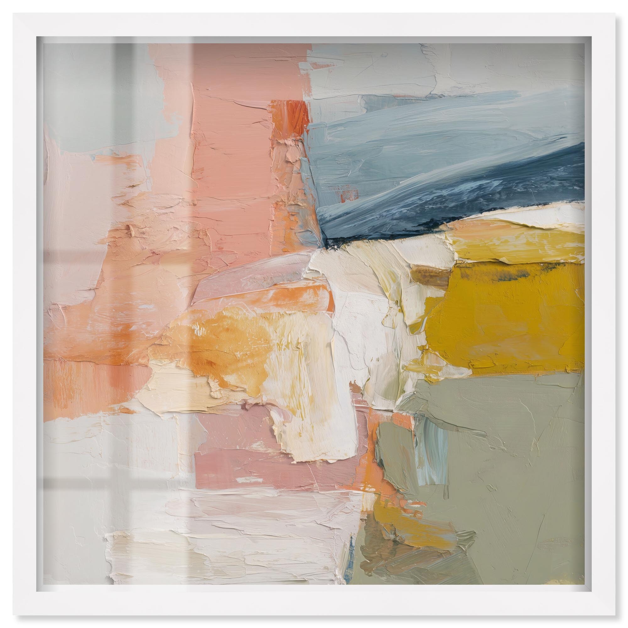 Soft and Vibrant III Bathroom Wall Art Shadowbox Print by Art Remedy