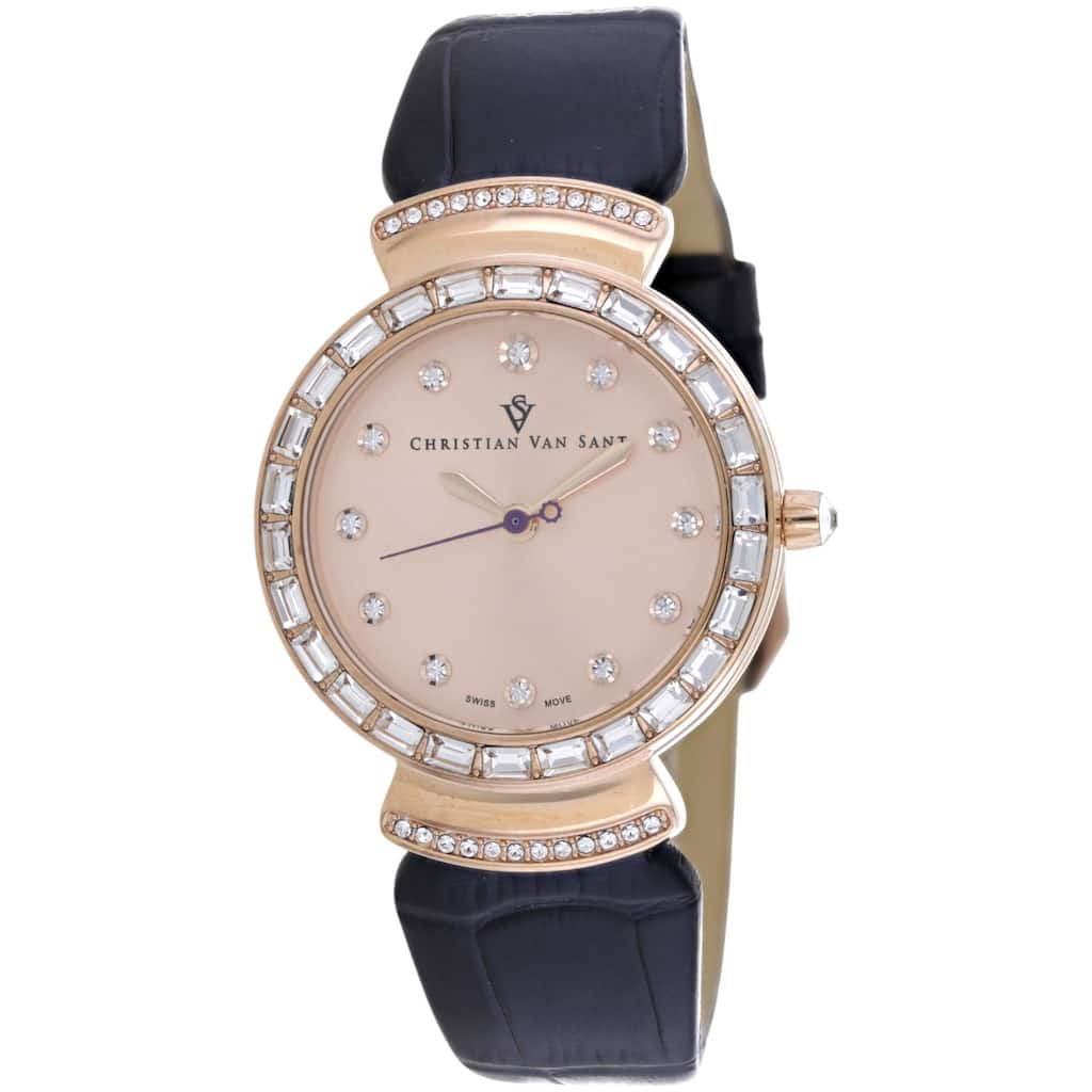 Christian Van Sant Women's Nova Rose Gold Dial Watch - CV2944 - Rose Gold - One Size