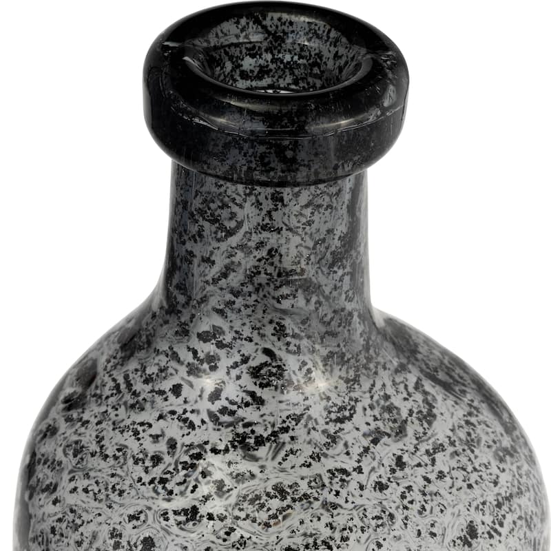 Sagebrook Home Artisan Modern Gray Glass Vase