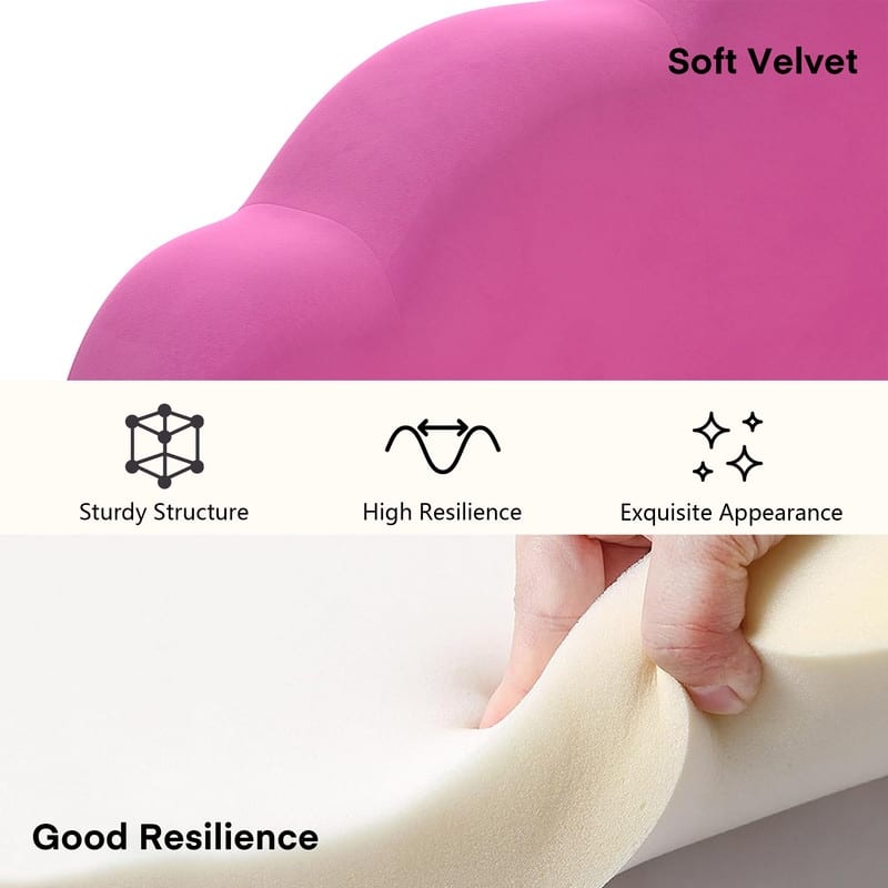 Velvet Comfortable Softness Metal Legs Loveseat Sofa