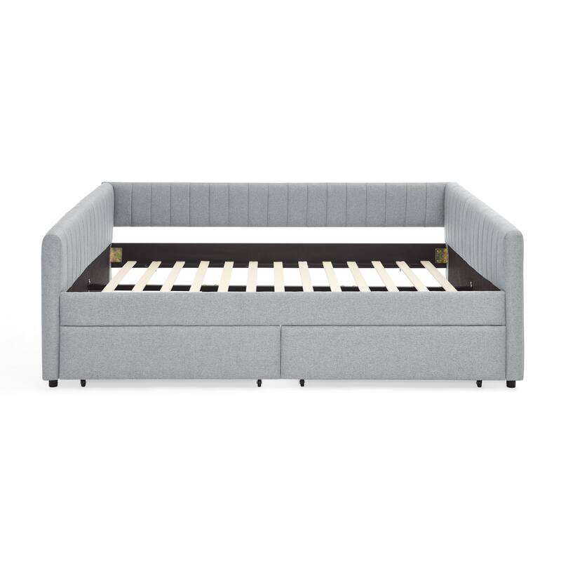 Queen Size Daybed with Two Drawers