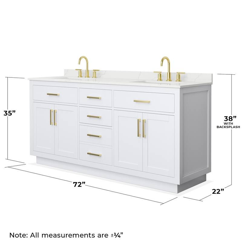 Wyndham Collection WCG262672D-QTZ-US3MXX Beckett TK 72" Free Standing
