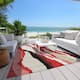 Machine Washable Indoor/ Outdoor Abstract Contemporary Chantille Rug