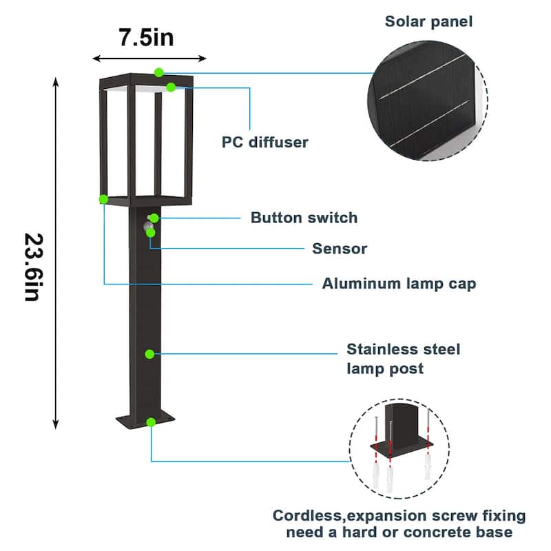 Solar Outdoor Pathway Sensor Light