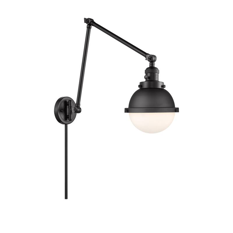 Innovations Lighting Hampden - 1 Light 7" Double Extension Swing Arm