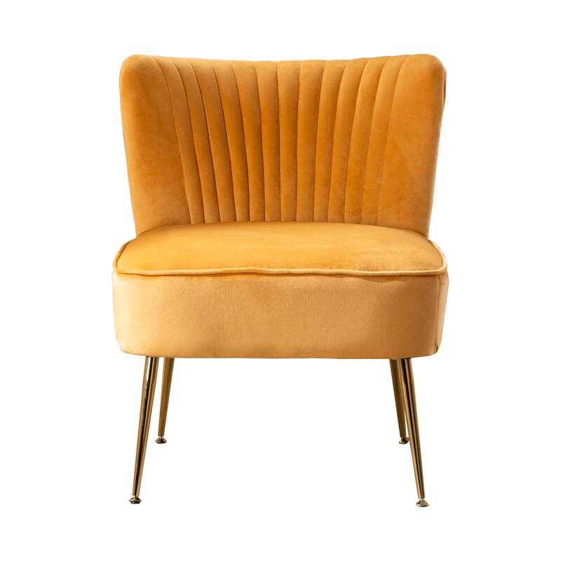 Heaven Contemporary Velvet Upholstered Accent Chair