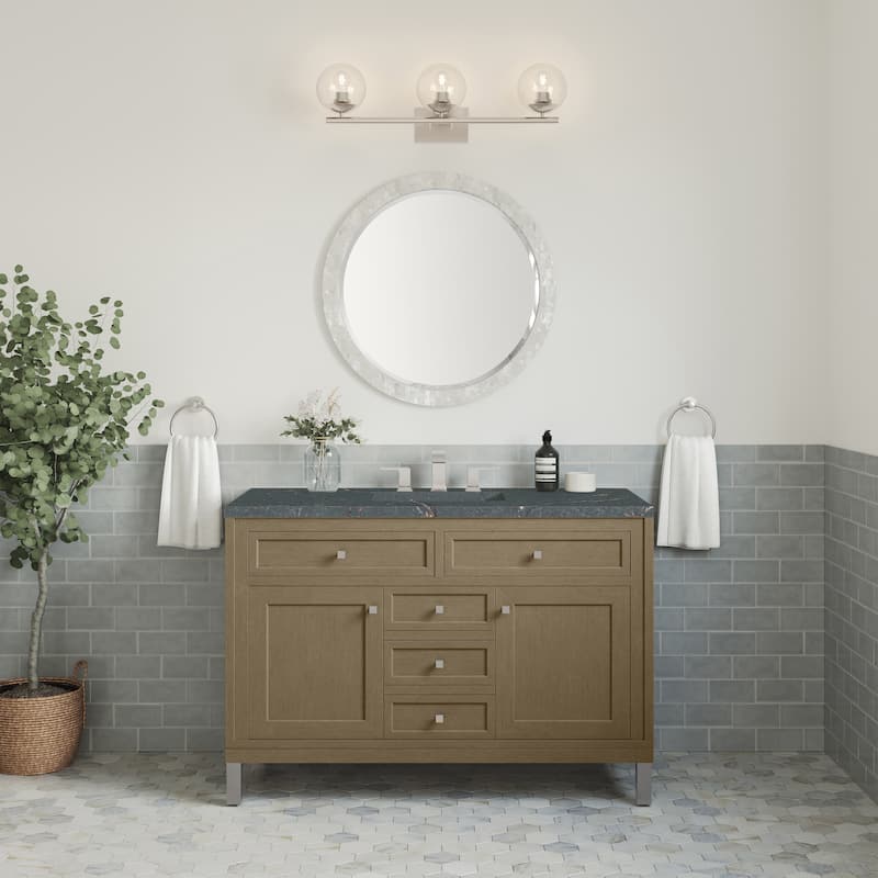 Chicago 48" Single Vanity, Walnut Whisper
