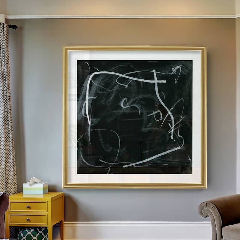 Erase I -Black Framed Print