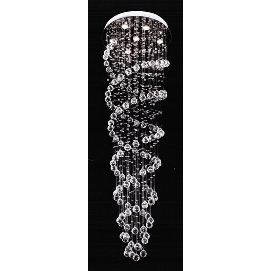 Modern Contemporary Chandelier Lighting Spiral *Rain Drop* Helix Chandelier Lighting
