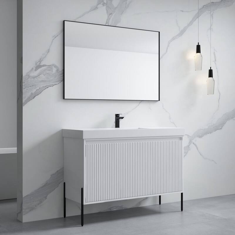 Ripple 48" Bathroom Vanity Kit (Assembly Required)
