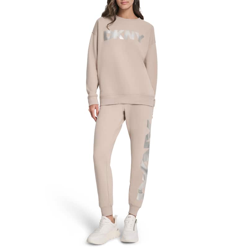 DKNY Sport Foil Logo Crewneck Sweater