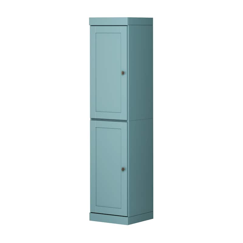 Palace Imports 100% Solid Wood 16.5" Kitchen Pantry Cabinet with Shaker Doors and Adjustable Shelves