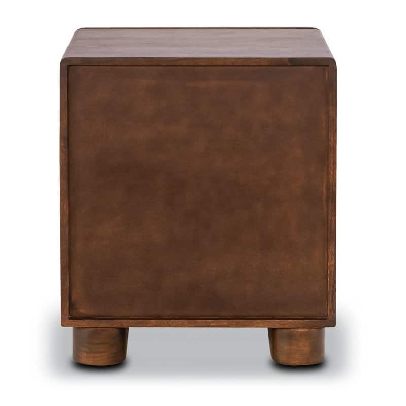 Edgemod Bali Mango Wood Nightstand in Acorn Brown