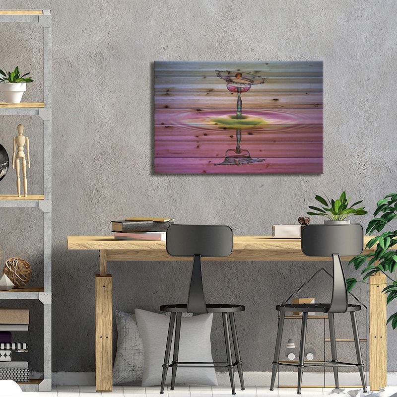 Chalice Colors Full Print On Wood by Muhammad Berkati - Multi-Color