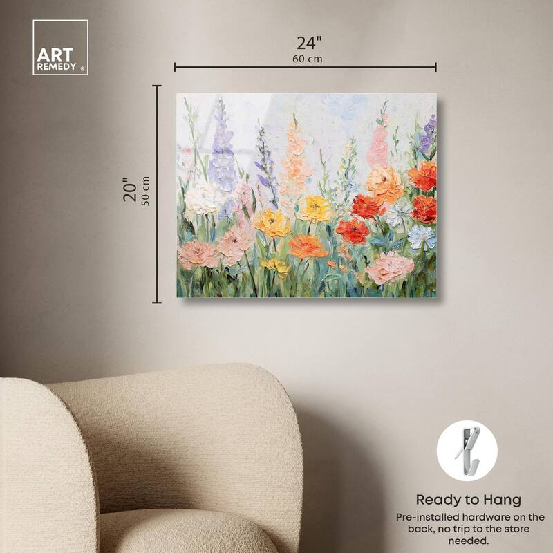 Summer Abundance I Acrylic by Art Remedy, Ready to Hang